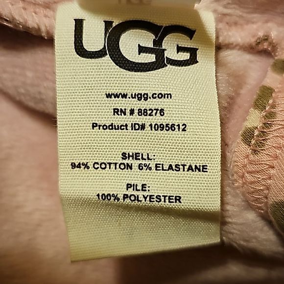 SOLD!! UGG Duffield II Double Knit Fleece Luxurious Pink Heather Robe - Size XL - Picture 8 of 9